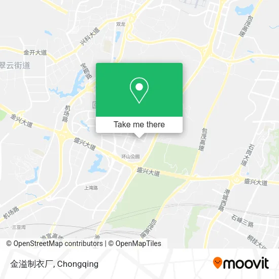 金溢制衣厂 map