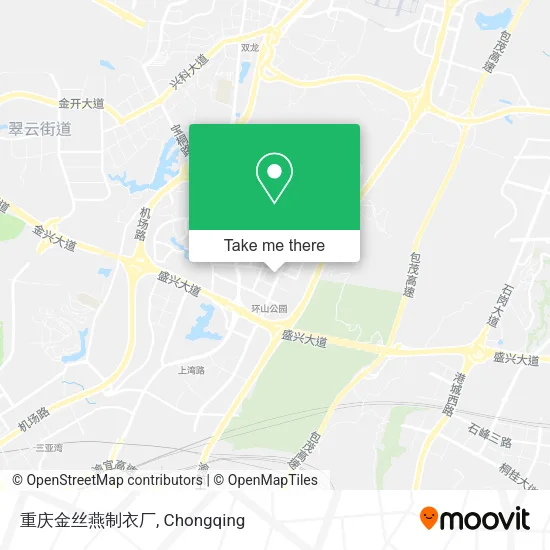 重庆金丝燕制衣厂 map