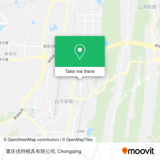 重庆优特模具有限公司 map