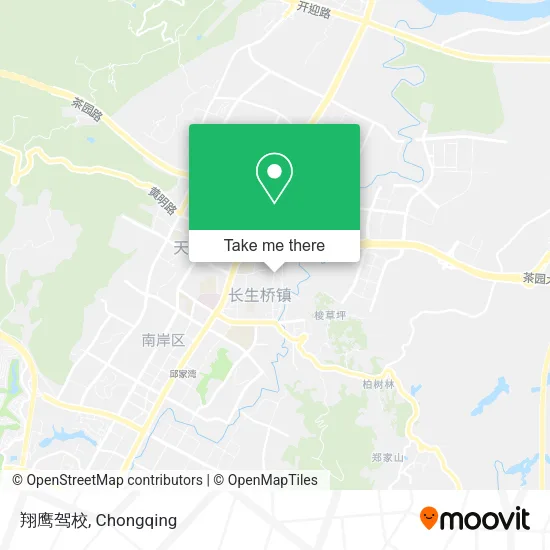 翔鹰驾校 map