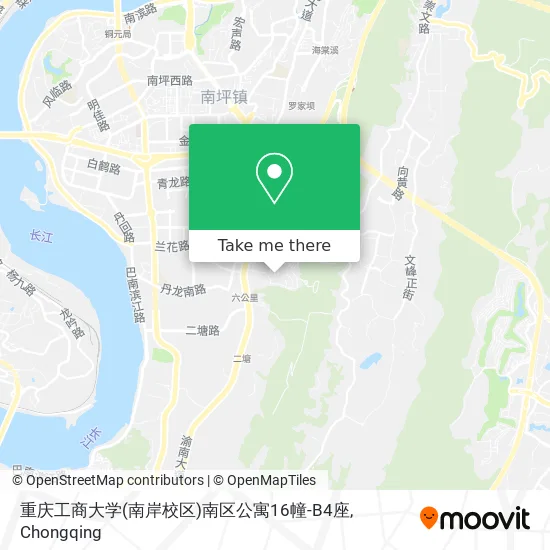 重庆工商大学(南岸校区)南区公寓16幢-B4座 map