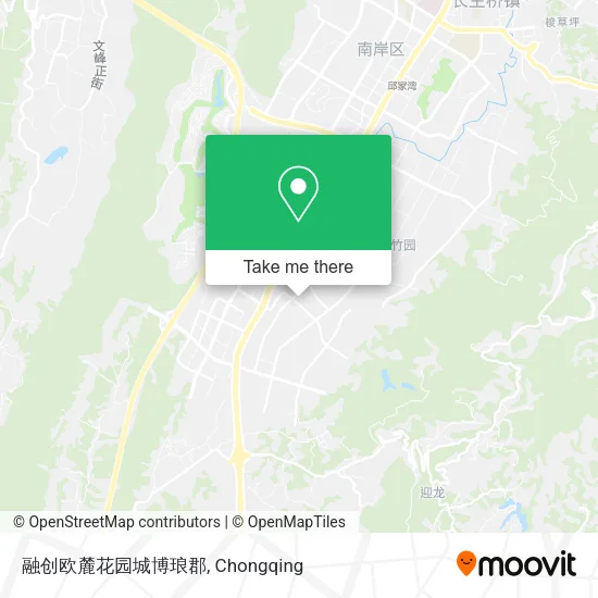 融创欧麓花园城博琅郡 map