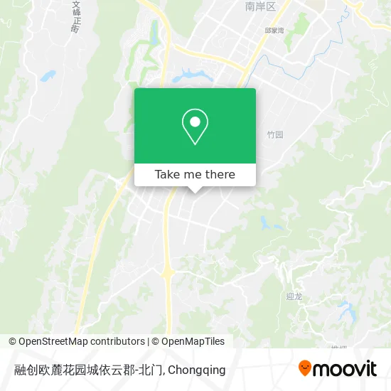 融创欧麓花园城依云郡-北门 map