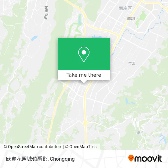 欧麓花园城铂爵郡 map