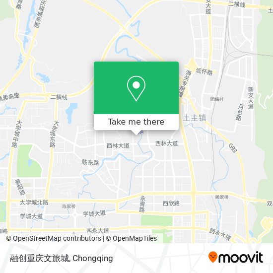 融创重庆文旅城 map