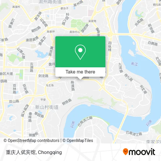 重庆人倵宾馆 map