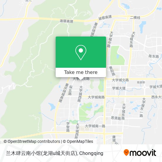 兰木肆云南小馆(龙湖u城天街店) map