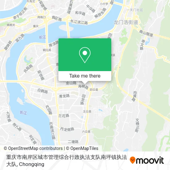 重庆市南岸区城市管理综合行政执法支队南坪镇执法大队 map