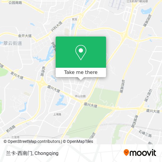 兰卡-西南门 map