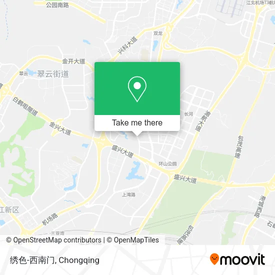 绣色-西南门 map