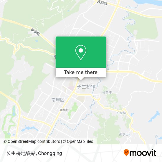 长生桥地铁站 map