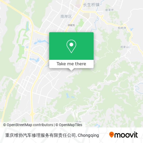 重庆维协汽车修理服务有限责任公司 map