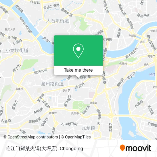 临江门鲜菜火锅(大坪店) map