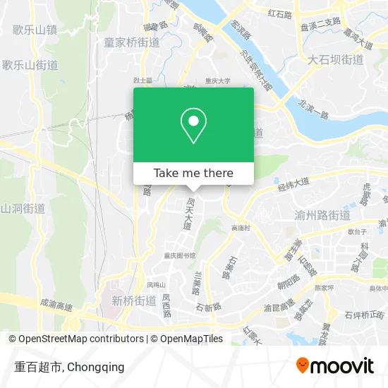 重百超市 map