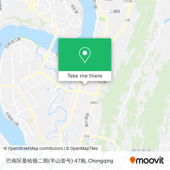 巴南区曼哈顿二期(半山壹号)-47栋 map