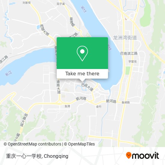 重庆一心一学校 map