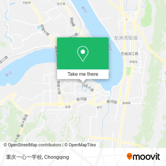 重庆一心一学校 map
