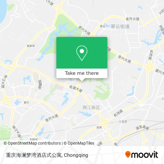 重庆海澜梦湾酒店式公寓 map