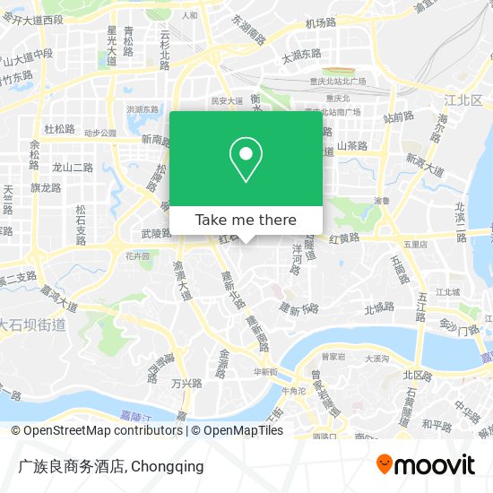 广族良商务酒店 map