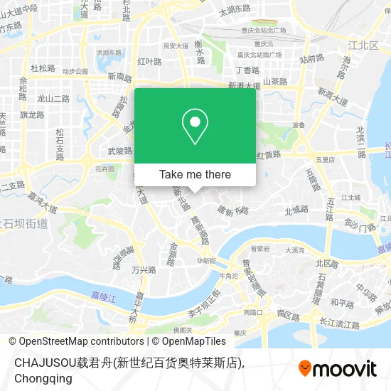 CHAJUSOU载君舟(新世纪百货奥特莱斯店) map