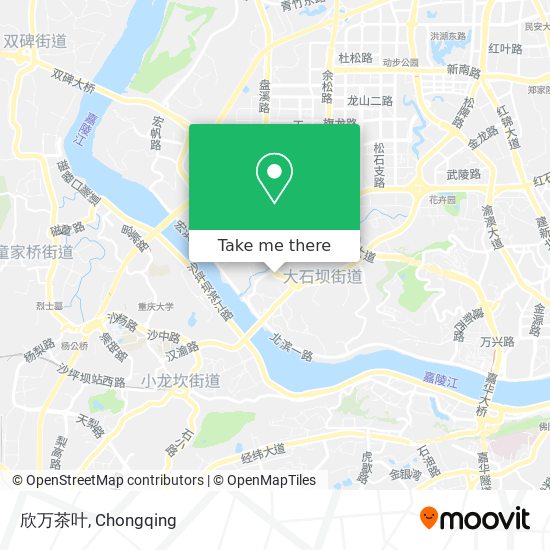 欣万茶叶 map
