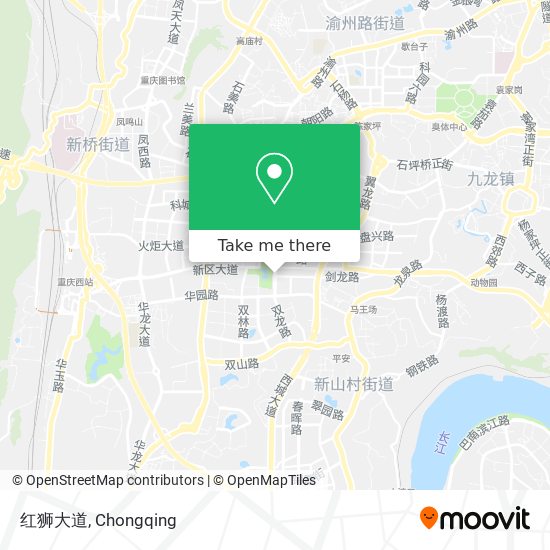 红狮大道 map