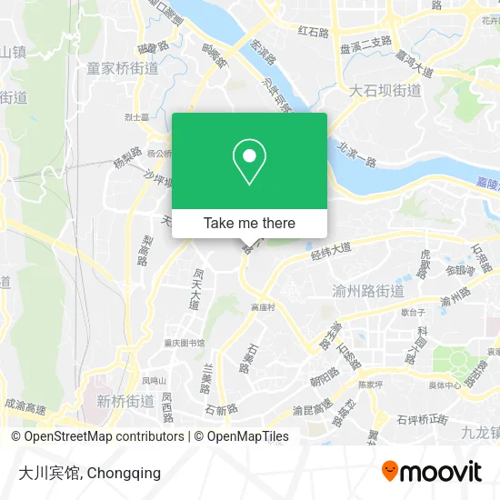 大川宾馆 map