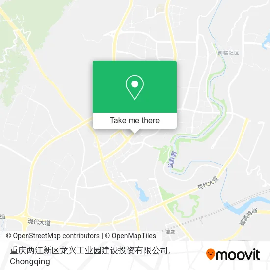 重庆两江新区龙兴工业园建设投资有限公司 map