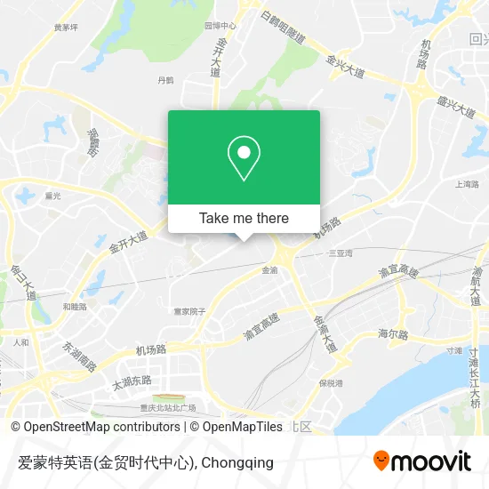 爱蒙特英语(金贸时代中心) map