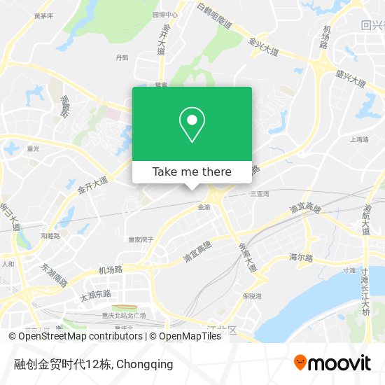融创金贸时代12栋 map