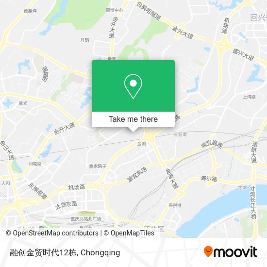 融创金贸时代12栋 map