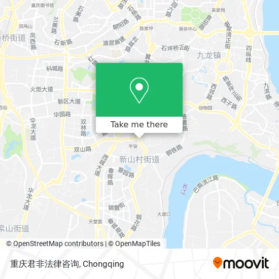 重庆君非法律咨询 map