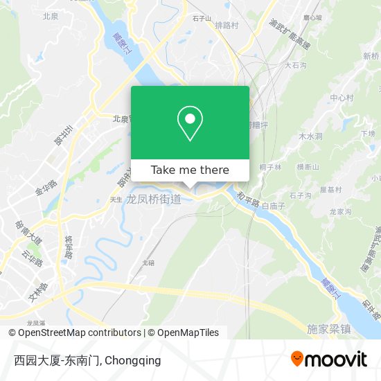 西园大厦-东南门 map