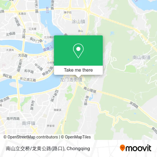 南山立交桥/龙黄公路(路口) map
