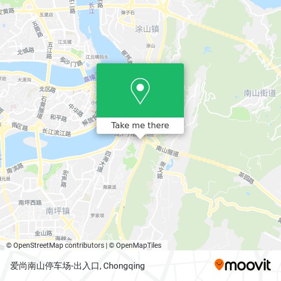 爱尚南山停车场-出入口 map