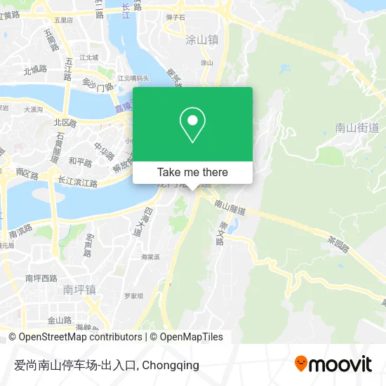 爱尚南山停车场-出入口 map