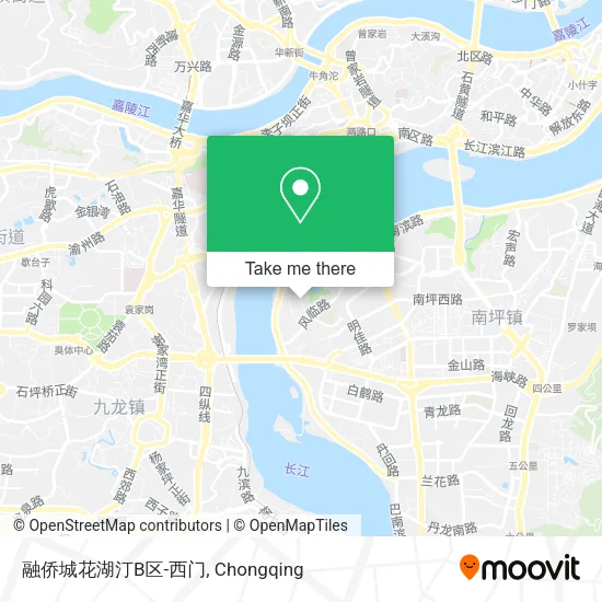 融侨城花湖汀B区-西门 map