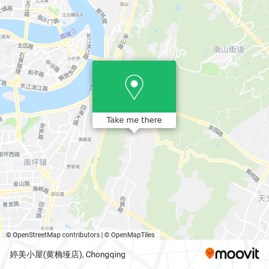 婷美小屋(黄桷垭店) map