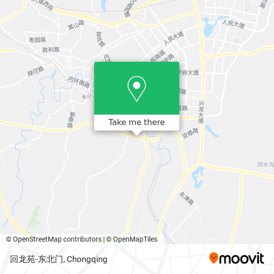 回龙苑-东北门 map