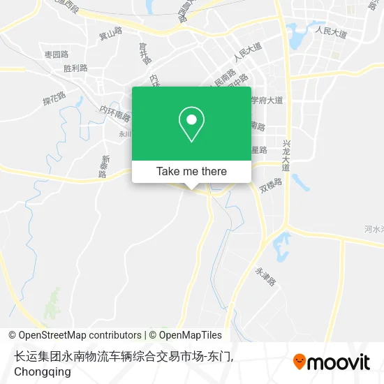 长运集团永南物流车辆综合交易市场-东门 map