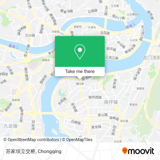 苏家坝立交桥 map