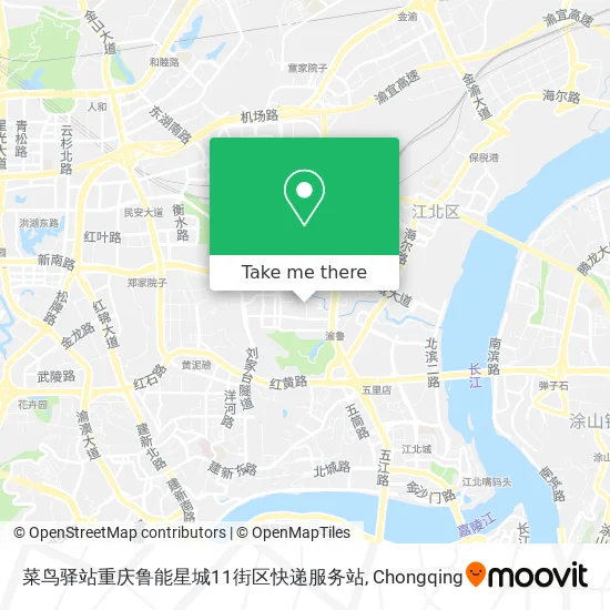 菜鸟驿站重庆鲁能星城11街区快递服务站 map