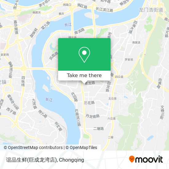 谊品生鲜(巨成龙湾店) map