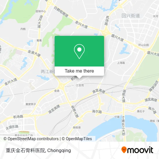 重庆金石骨科医院 map
