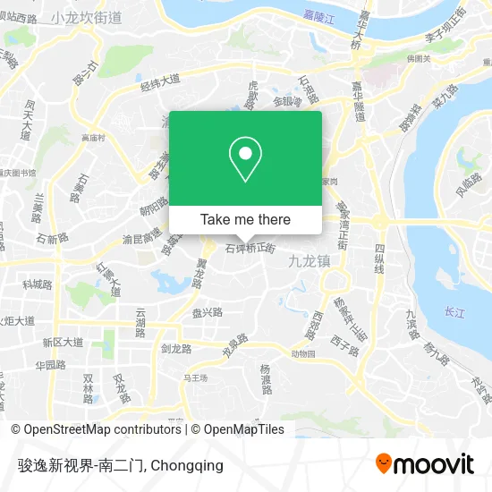 骏逸新视界-南二门 map
