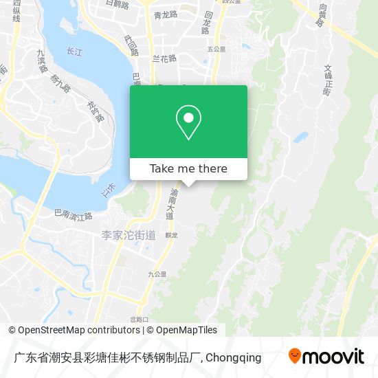 广东省潮安县彩塘佳彬不锈钢制品厂 map