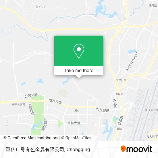 重庆广粤有色金属有限公司 map