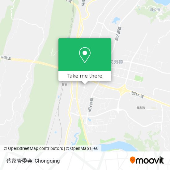 蔡家管委会 map