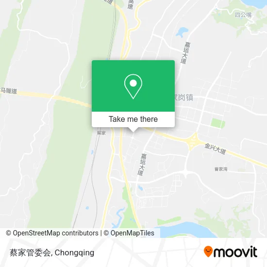蔡家管委会 map