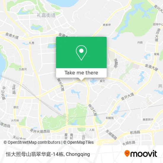 恒大照母山翡翠华庭-14栋 map